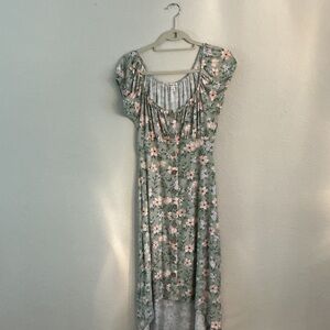 Derek Heart Pastel Floral Top